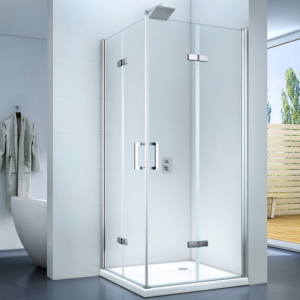Cremona Duo 90 x 90 x 195 cm zuhanykabin dupla belapozható ajtó