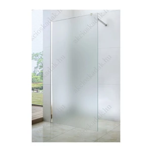 walk in zuhanyfal 70x200cm 8mm-es nano vízlepergető Matt üveggel kitámasztó karral