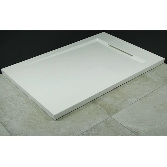 ADRIA 80 X 120 X 4 CM SZÖGLETES ÖNTÖTT MÁRVÁNY ZUHANYTÁLCA
