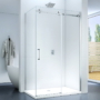 Kép 1/5 - Capri 90 x 120 x 195 cm szögletes tolóajtós zuhanykabin