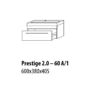 Kép 2/28 - Sanglass Prestige 2.0 alsószekrény mosdóval A/1 60 x 38 x 40,5cm_1