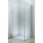Kép 1/3 - Royal corner 90x90-es nyílóajtós szögletes zuhanykabin 6mm-es nano vízlepergető üveggel zuhanytálca nélkül
